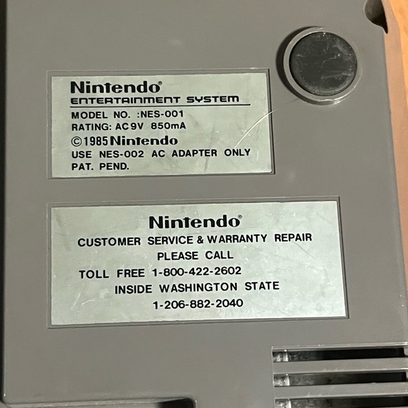 NES-001 Nintendo NES Console Only 1985  | Untested - Picture 9 of 10